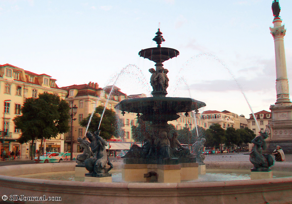Lisabon - náměstí Dom Pedro IV