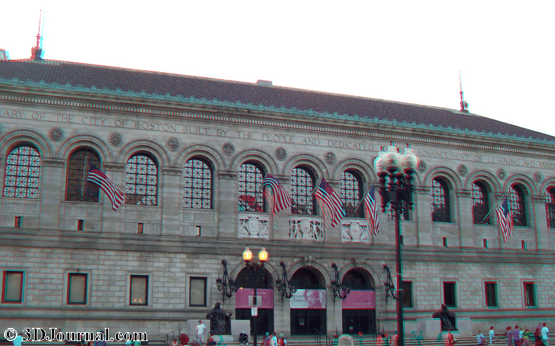Boston - public library at Copley square