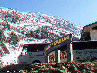 Stubai - at the bottom station of funicular to the Glacier