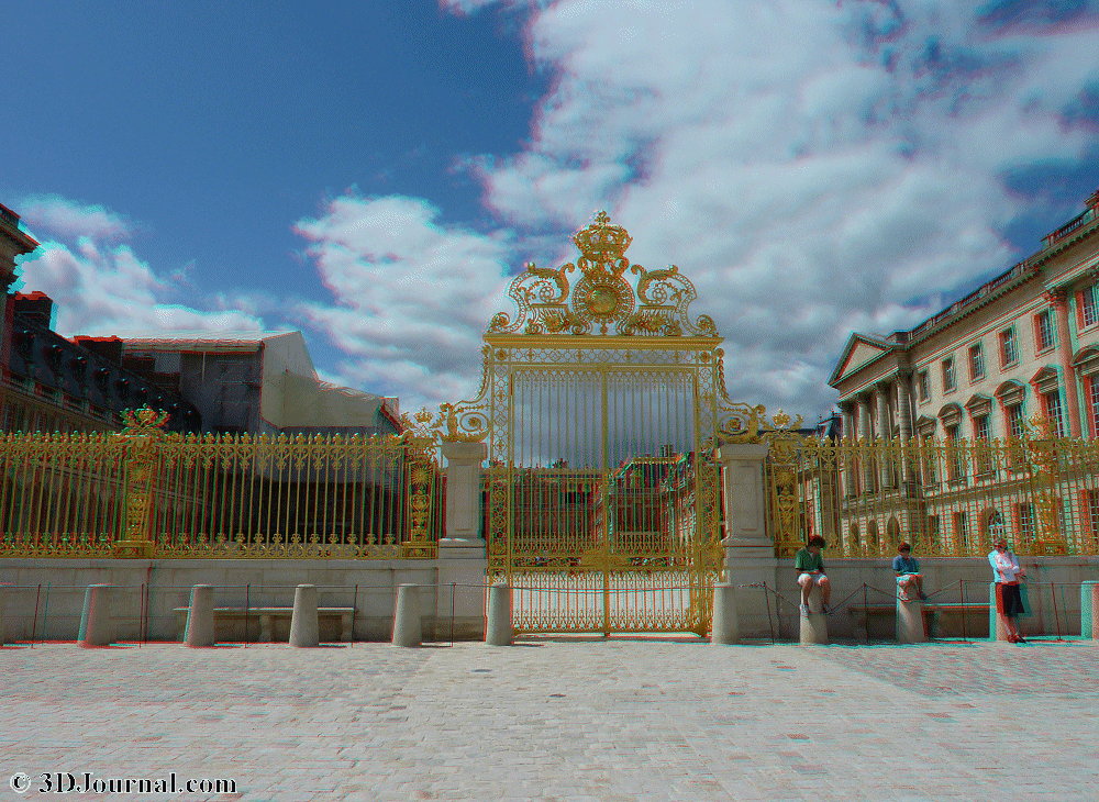 Versailles - zámek zepředu