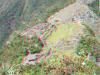 Peru - Machu Picchu - a view from Huchuy Picchu