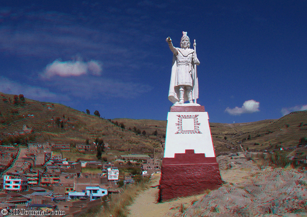 Peru - město Puno u jezera Titicaca