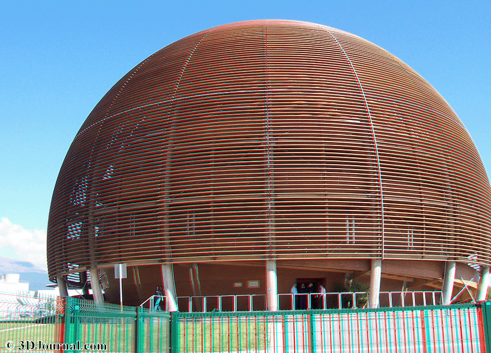 Švýcarsko - CERN (Evropská organizace pro jaderný výzkum) - vstup s konferenčními místnostmi