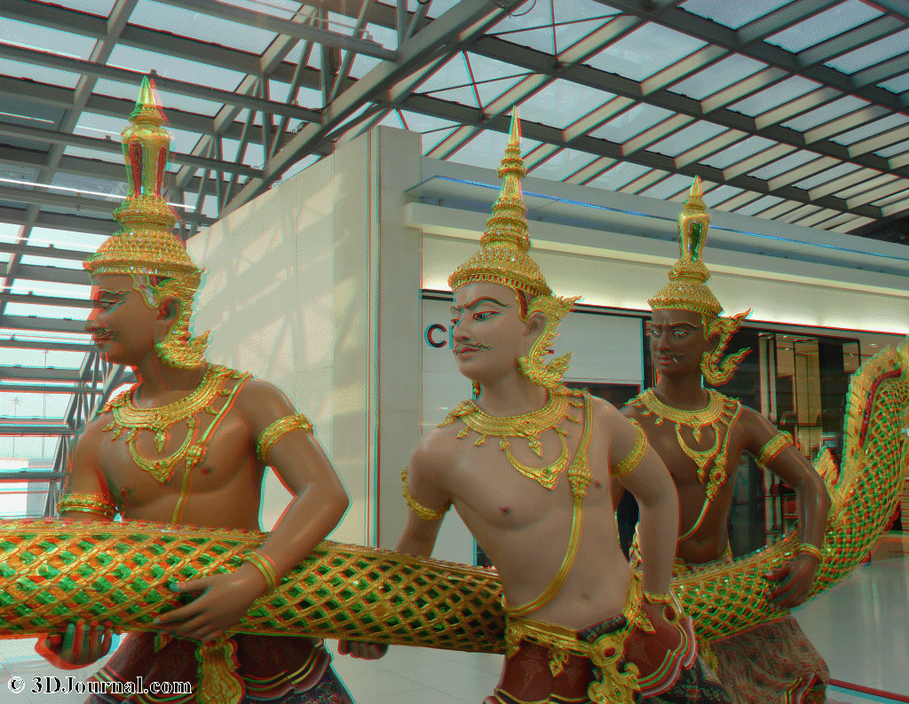 Thailand 3D: Bangkok - airport