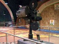 Hollywood - movie camera in underground station