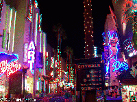 Hollywood - Universal Studios - noční City Walk