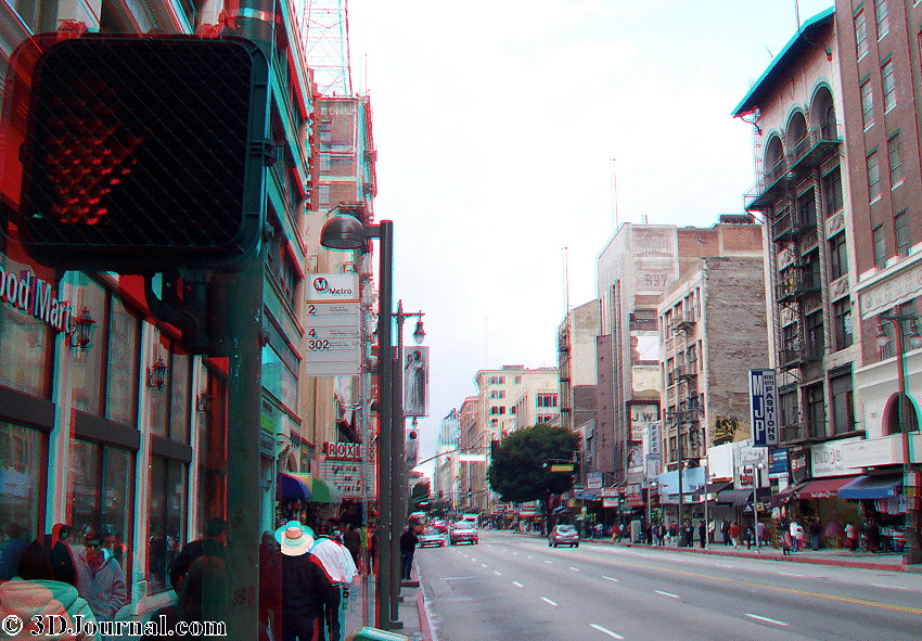 Los Angeles - centrum města - Broadway