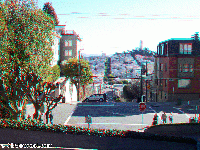San Francisco - viev from Lombard street