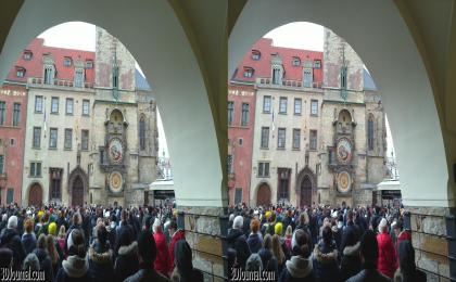 Staroměstské náměstí v Praze - u orloje